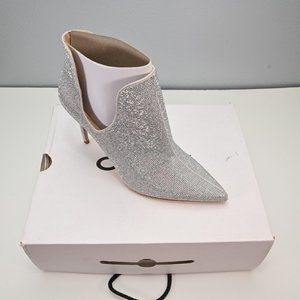 Studded booties (silver)